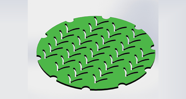 Biodegradable Urinal Screens prototype