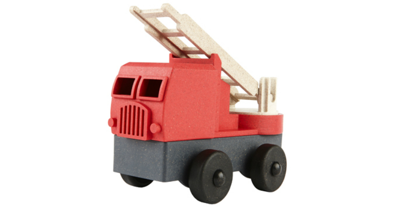 toy firetruck demonstrates wood-plastic composite versatility