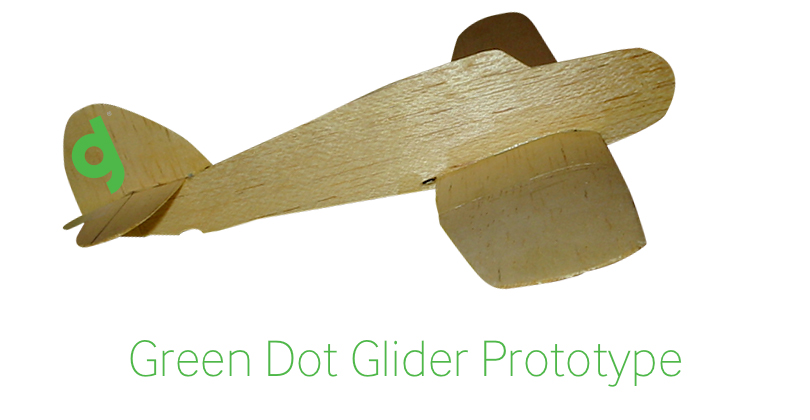 Toy Glider Made from Terratek Wood-Plastic Composite
