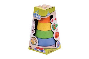 Wood Composite Colored Stacker Toy